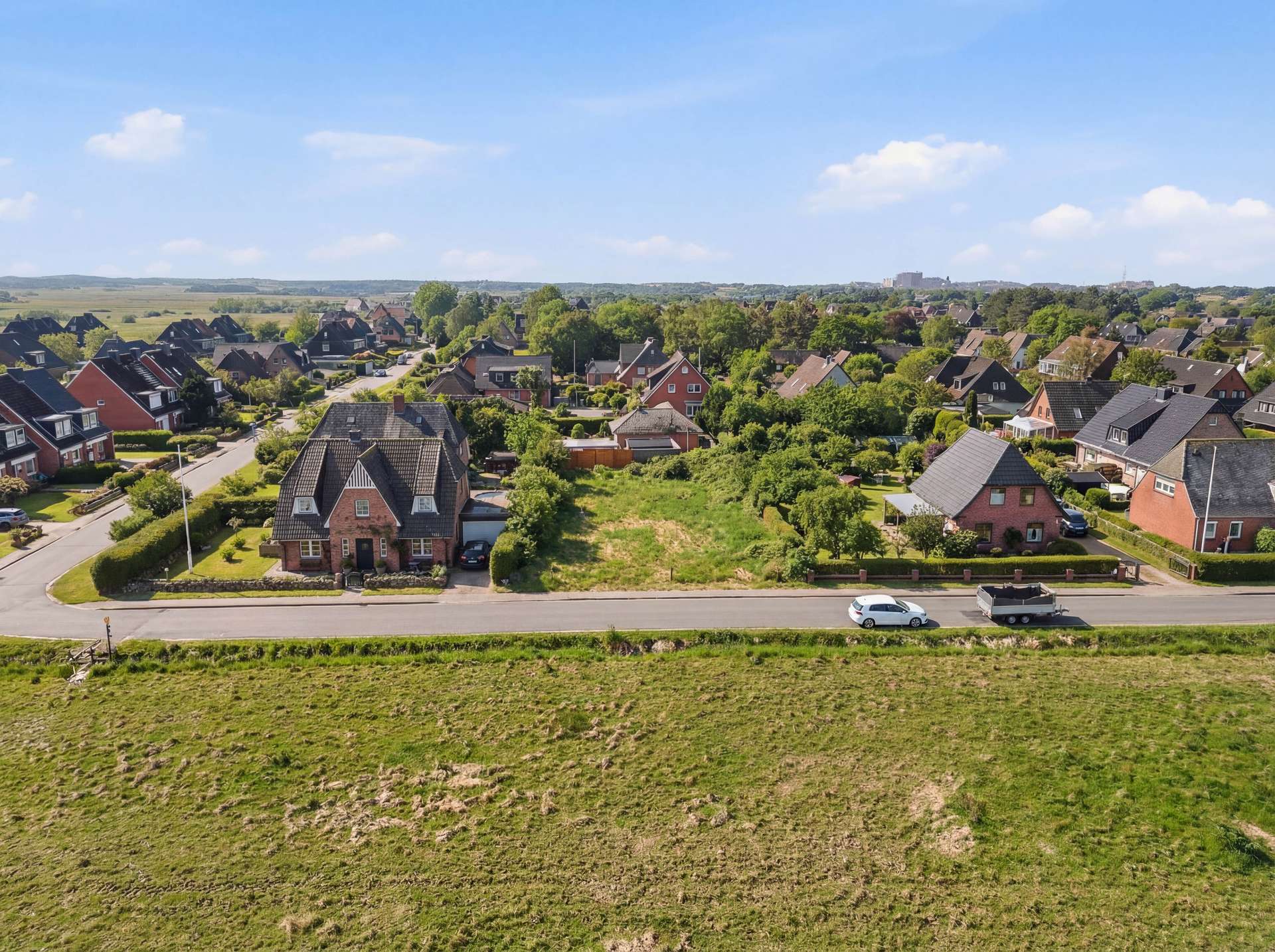 Grundstück Ostansicht