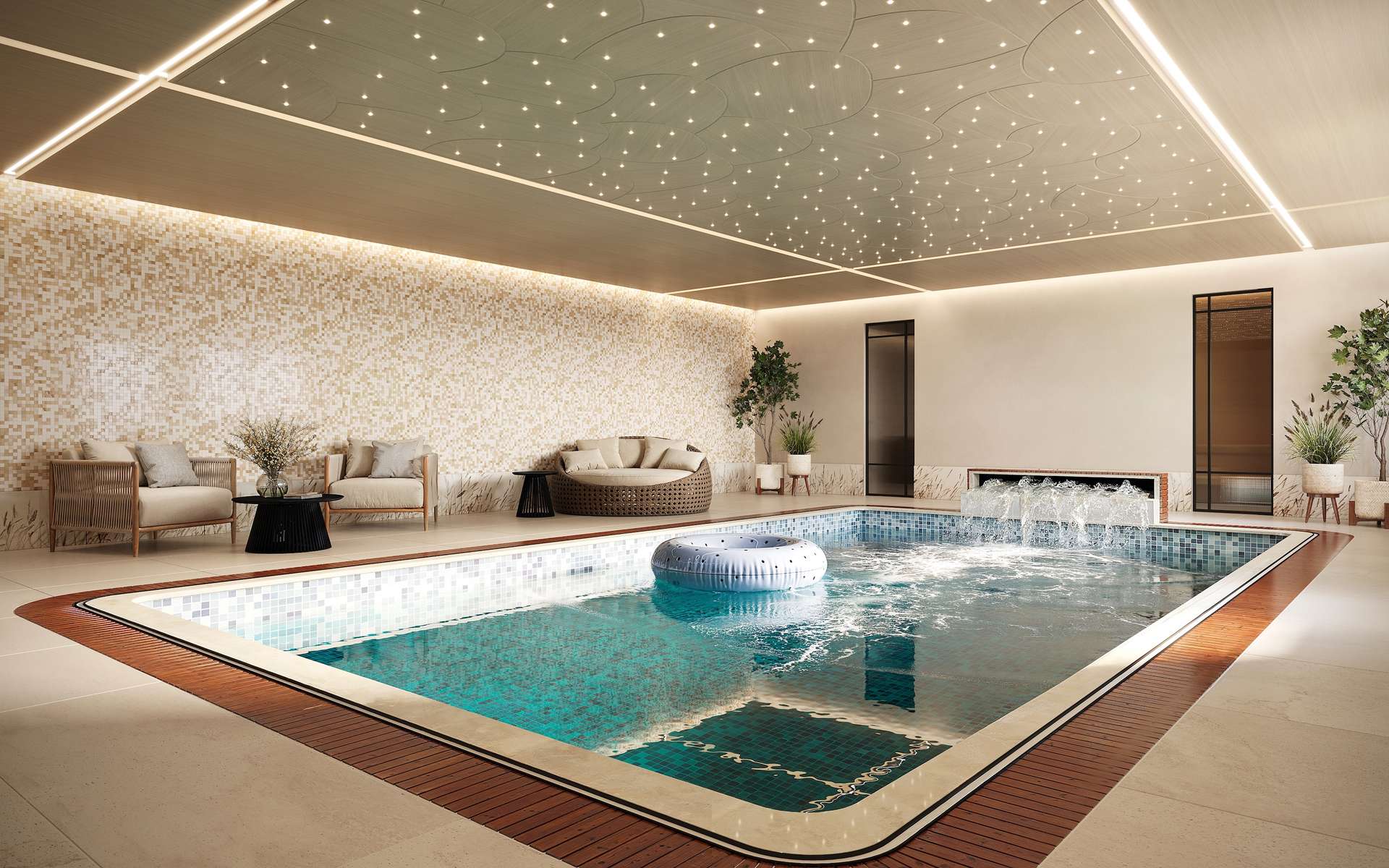 Innenvisualisierung - Schwimmbad